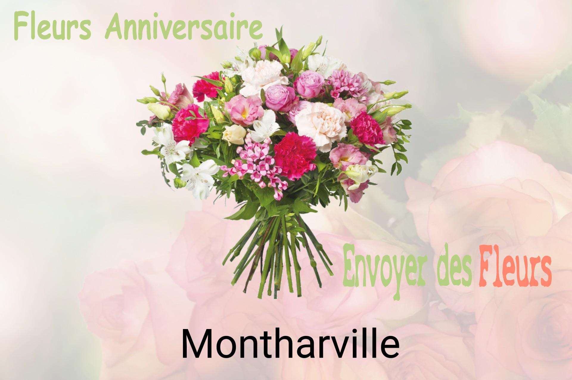 Bouquet de fleurs d’anniversaire livré à Montharville