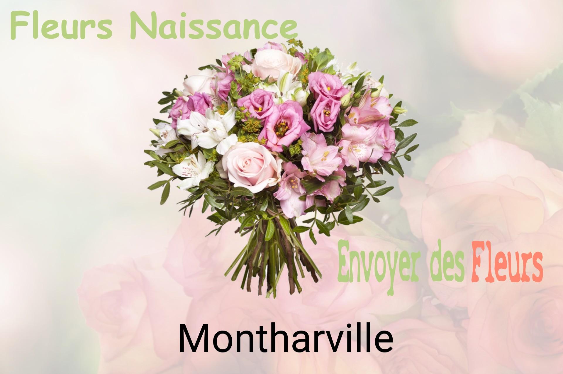 Bouquet de fleurs de naissance livré à Montharville