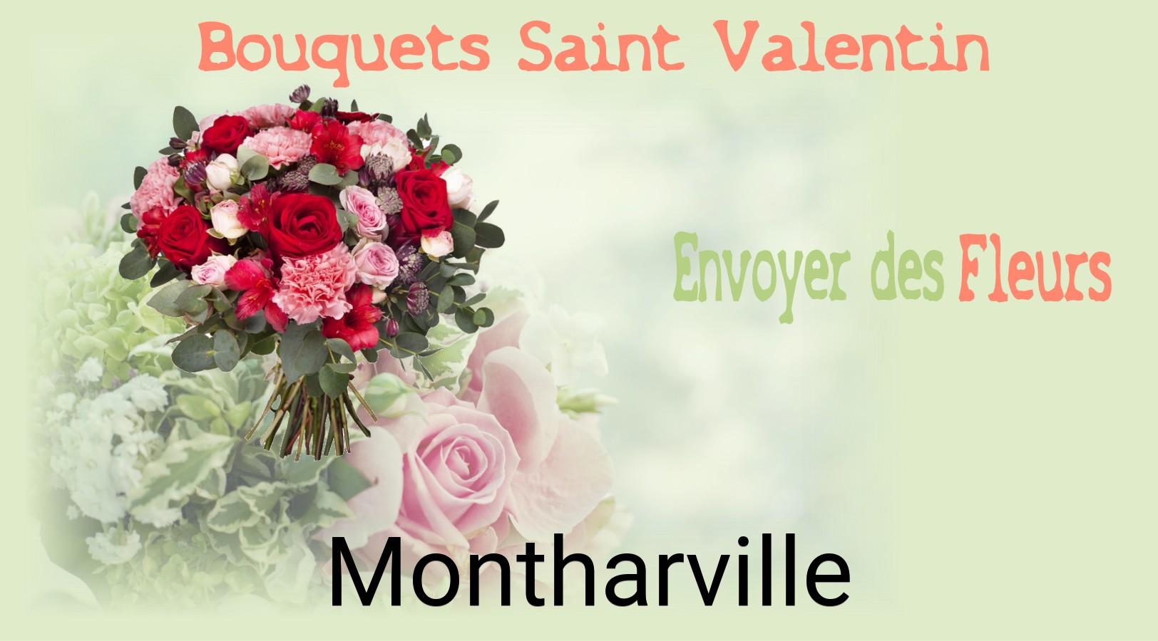Roses de Saint-Valentin livrées à Montharville